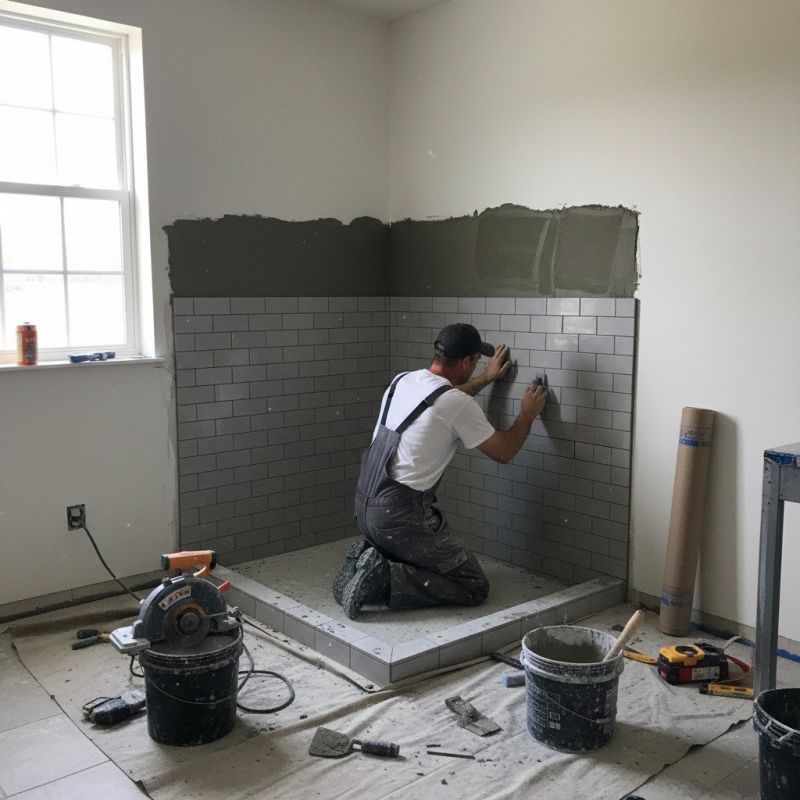 Shower Remodeling detail